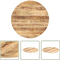 The Living Store Tischplatte Massivholz Mango Rund 15-16 mm 50 cm - Mangoholz Tischplatte - Runde Tischplatte - Esszimmer Möbel - Industrielles The Living Store Tischplatte Massivholz Mango Rund 15-16 mm 50 cm - Mangoholz Tischplatte - Runde Tischplatte - Esszimmer Möbel - Industrielles von LONGZIMING