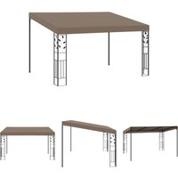 The Living Store Wand-Pavillon 4x3x2,5 m Taupe - Pavillons & Partyzelte - Taupe von LONGZIMING