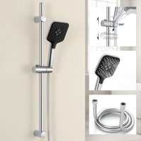 Lonheo Max - Brausestange mit Handbrause mit 3 Strahlarten Handbrause Verstellbare Brausegarnitur Verchromtes Edelstahl-Duschsystem Lonheo Max - Brausestange mit Handbrause mit 3 Strahlarten Handbrause Verstellbare Brausegarnitur Verchromtes Edelstahl-Duschsystem von LONHEO MAX
