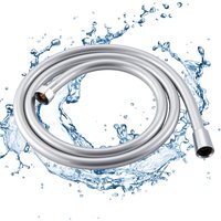 Lonheo max SchlauchDusche 150cm-Anti-Twist/Anti-Falte,Flexible Dusche Glatt PVC Flexible Anti-Leck,Anti-Explosion,Standard-Anschluss 1/2",Silber Lonheo max SchlauchDusche 150cm-Anti-Twist/Anti-Falte,Flexible Dusche Glatt PVC Flexible Anti-Leck,Anti-Explosion,Standard-Anschluss 1/2",Silber von LONHEO MAX