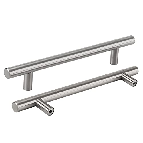 LONTAN 10 Stück Möbelgriffe Edelstahl Schrankgriffe Edelstahl Griffe für Küchenschränke Küchengriffe 128mm lochabstand Schranktürgriffe Griffe Küche Edelstahl Schubladengriffe von LONTAN