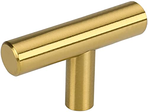 LONTON 10 Stück Möbelgriffe Gold Schrankgriffe Gold Griffe für Küchenschränke Küchengriffe Gold Griffe Möbel Gold Griffe Messing Möbelgriffe Schrankgriffe von LONTAN