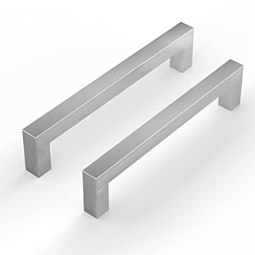 LONTAN 10 Stück Schrankgriffe Möbelgriffe Edelstahl Schrankgriffe Edelstahl Griffe für Küchenschränke Küchengriffe 96mm lochabstand Schranktürgriffe Griffe Küche Edelstahl Schubladengriffe, Silber LONTAN 10 Stück Schrankgriffe Möbelgriffe Edelstahl Schrankgriffe Edelstahl Griffe für Küchenschränke Küchengriffe 96mm lochabstand Schranktürgriffe Griffe Küche Edelstahl Schubladengriffe, Silber von LONTAN