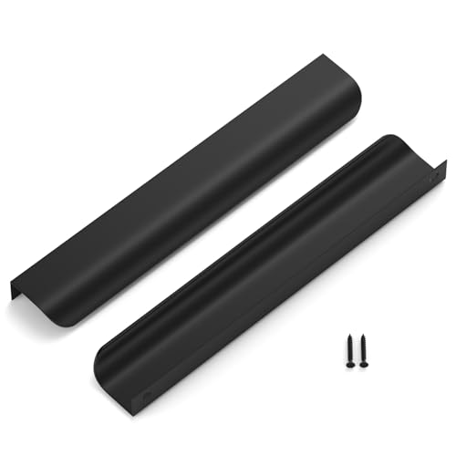 LONTAN 4 Stück Versteckte Schrankgriffe Schwarz 192mm Griffe Verdeckt Schwarz Griffleiste Schubladengriffe Verdeckt Möbelgriffe Schwarz Küchengriffe Türgriffe Küche Aluminium LONTAN 4 Stück Versteckte Schrankgriffe Schwarz 192mm Griffe Verdeckt Schwarz Griffleiste Schubladengriffe Verdeckt Möbelgriffe Schwarz Küchengriffe Türgriffe Küche Aluminium von LONTAN