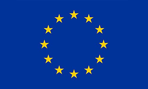 Europäische Union Flagge 90 x 150 cm Europäische und Internationale Konferenz EU Fahne Fußball World Cup EU-Flagge Outdoor Indoor Fahne Dekoration Hängende Länderflagge für Internationale Sportfeier von LONTG