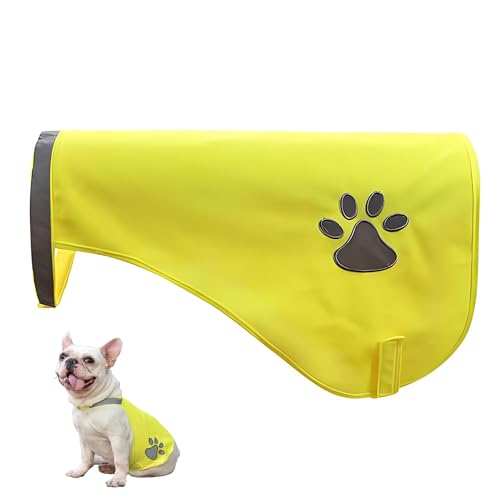Hunde Sicherheitsweste Hohe Sichtbarkeit Hundeweste mit Klettverschluss Hundewarnweste Einfach Anziehen Hunde Reflektierende Warnschutzweste Haustier Sichere Weste für Outdoor Wandern Spaziergang Hunde Sicherheitsweste Hohe Sichtbarkeit Hundeweste mit Klettverschluss Hundewarnweste Einfach Anziehen Hunde Reflektierende Warnschutzweste Haustier Sichere Weste für Outdoor Wandern Spaziergang von LONTG