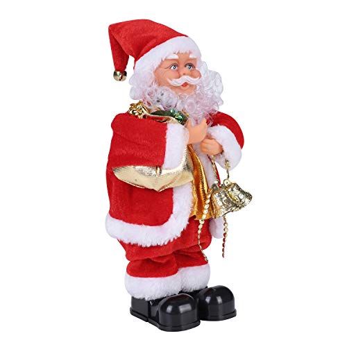 Weihnachten Dekoration Weihnachtsmann Dekofigur Elektrische Plüsch Puppe Singende Tanzende Weihnachtsfigur Home Indoor Party Tischdeko Weihnachtsdeko Lustiges Spielzeug als Kinder Geschenk von LONTG