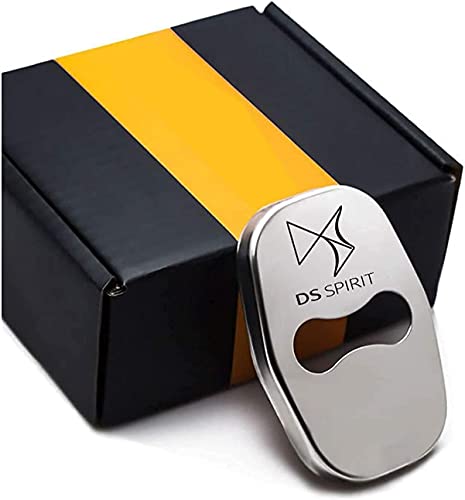 4 Stück Edelstahl Auto Türschloss Abdeckung für Ds 2 3 4 5 6 7 Ds2 Ds3 Ds4 Ds5 Ds6 Ds7, Edelstahl Auto Türschlossabdeckung, Door Lock Cover Zubehör Türverriegelung Abdeckung von LOOFSAF