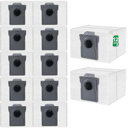 12 Stück Staubbeutel für Dream e X40 Ultra/X50 Ultra/ L10s Pro Ultra Heat /L40 Ultra/X30 Ultra/L20 Ultra/L50 Pro Ultra/ E30/L10s Ultra Gen 2/S30/P50 Pro Ultra Staubsauger, 4L Ersatzbeutel mit großem von LOOHAOC
