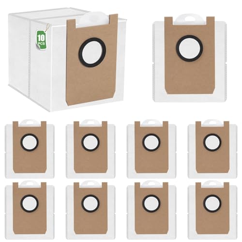LOOHAOC 10 Stück Staubsauger Staubbeutel für Airrob o T20/T20+ Staubsaugerroboter, Hochwertiges Ersatzteil Staubbeutel Zubehör (10 Stück) von LOOHAOC