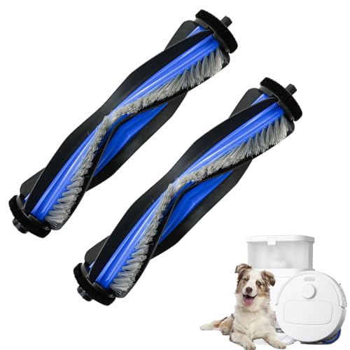 LOOHAOC 2 Stück Hauptbürste für ECOVACS DEEBOT N30 PRO OMNI/N30 OMNI/T50 Pro Omni / T50 Omni /T50 Max /T50 Max Pro /T50 Pro/X8 Omni/X8 Pro Omni/T80 Omni/T80 Saugroboter von LOOHAOC