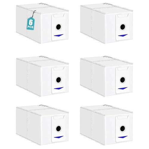 LOOHAOC 6 Stück Staubbeutel Kompatibel mit Ecovacs Deebot T30 Pro Omni/T30 Omni Taubsauger,3L Großer Kapazität Staubsaugerbeutel Sbeutel Ersatz（Nicht für T30S/T30S PRO） von LOOHAOC