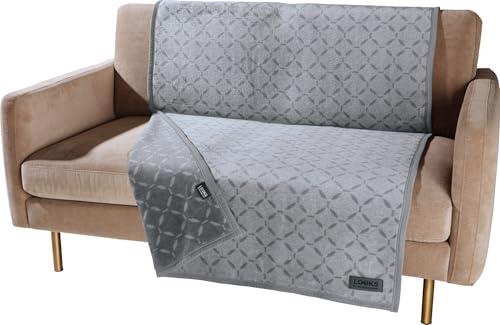 LOOKS BY WOLFGANG JOOP Sessel- und Sofaschoner Baumwollmischung grau Größe 100x200 cm von LOOKS BY WOLFGANG JOOP