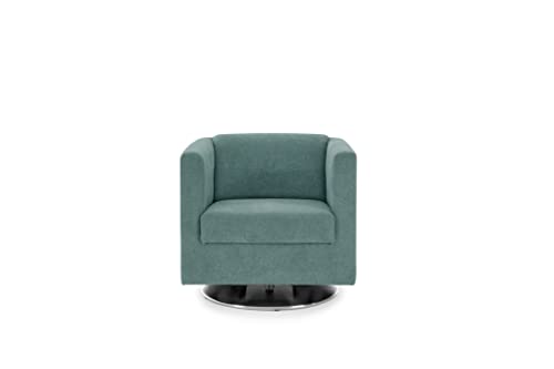 LOOKS by Wolfgang Joop Looks I Designer Sessel mit Federkern, Holzwerkstoff, Petrol, 72x71x75 cm von LOOKS by Wolfgang Joop