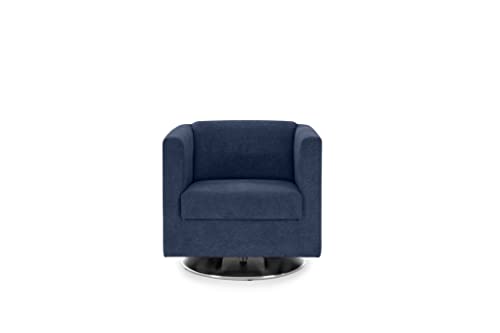 LOOKS by Wolfgang Joop Looks I Designer Sessel mit Federkern, Holzwerkstoff, dunkelblau, 72x71x75 cm von LOOKS BY WOLFGANG JOOP