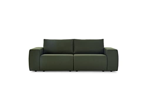 LOOKS by Wolfgang Joop Looks II Designer Bigsofa, Sofa, Polstersofa, grün, 242x89x70 cm von LOOKS by Wolfgang Joop