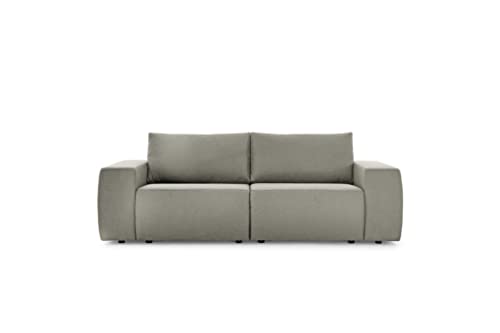 LOOKS by Wolfgang Joop Looks II Designer Bigsofa, Sofa, Polstersofa, hellgrau, 242x89x70 cm von LOOKS by Wolfgang Joop