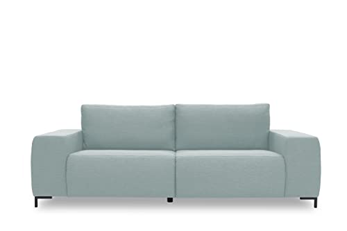 LOOKS by Wolfgang Joop Looks VI Designer Bigsofa, Sofa, Polstersofa, eisblau, 242 x 88 cm von LOOKS by Wolfgang Joop