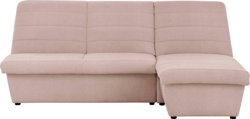 LOOKS by Wolfgang Joop Ecksofa LOOKS VIII L-Form, Quersteppung, ohne Armlehnen, in zwei verschiedenen Größen von LOOKS by Wolfgang Joop