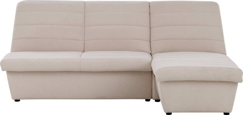 LOOKS by Wolfgang Joop Ecksofa LOOKS VIII L-Form, Quersteppung, ohne Armlehnen, in zwei verschiedenen Größen von LOOKS by Wolfgang Joop