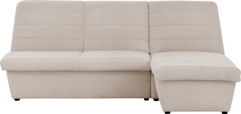 LOOKS by Wolfgang Joop Ecksofa LOOKS VIII L-Form, Quersteppung, ohne Armlehnen, in zwei verschiedenen Größen von LOOKS by Wolfgang Joop