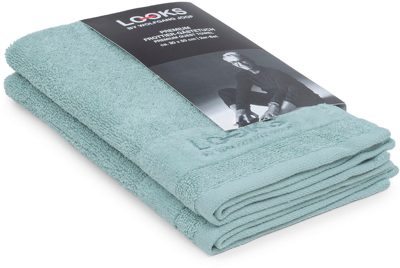 LOOKS by Wolfgang Joop Gästehandtücher LOOKS, Frottier (2-St), mit Logobestickung von LOOKS by Wolfgang Joop