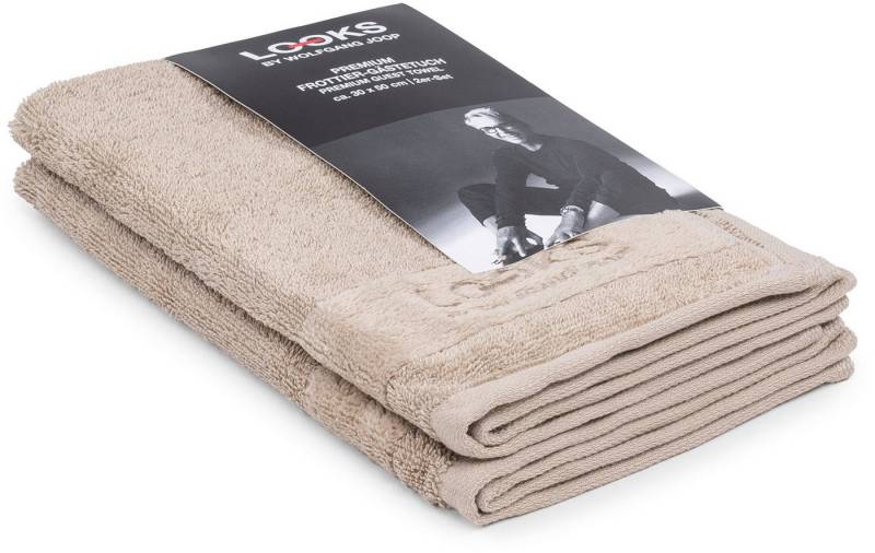 LOOKS by Wolfgang Joop Gästehandtücher LOOKS, Frottier (2-St), mit Logobestickung von LOOKS by Wolfgang Joop