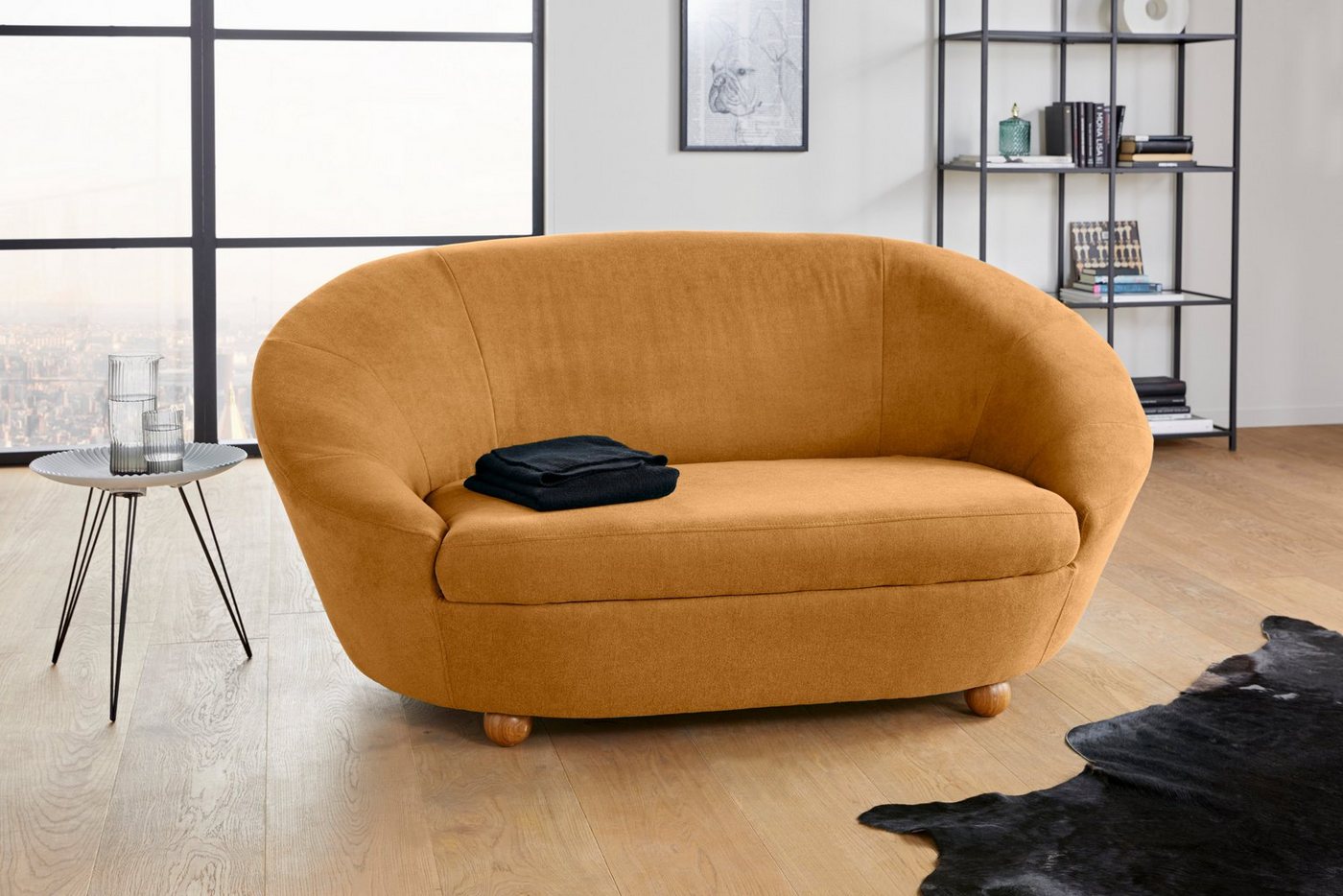 LOOKS by Wolfgang Joop Sofa LooksIV, Rundsofa, in vielen frischen Farben wählbar von LOOKS by Wolfgang Joop