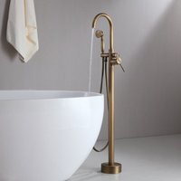 Kroos ® - Robinet mitigeur bain-douche sur pied bronze - Corbeau von KROOS®