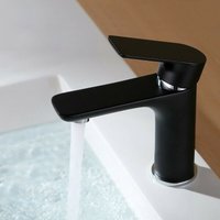 Anspruchsvolle Waschtisch-Mischbatterie in Schwarz von LOOKSHOP