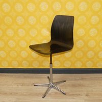 60Er 70Er Jahre Pagholz Bürostuhl Drehstuhl Design Klassiker Höhenverstellbar Schreibtischstuhl Retro Vintage Industrial Style von LOOKandVINTAGE
