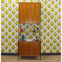 60Er Jahre String Leiter Regal Whb Stahl Und Draht Schrank Elemente Mid Century Regalsystem Bücherregal Retro Vintage Design von LOOKandVINTAGE