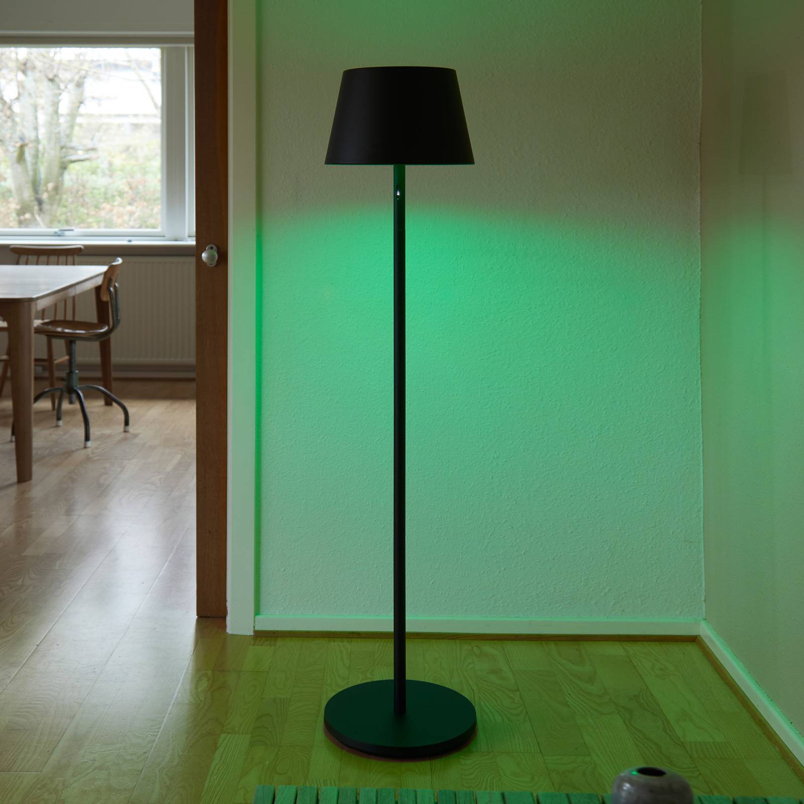 LOOM DESIGN LED-Akku-Stehleuchte Modi, CCT, RGB, schwarz von LOOM DESIGN