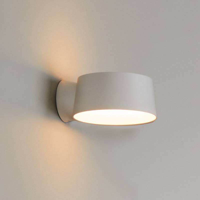 Loom Design Led Wandleuchte Wandlampe Cookie Weiß Aluminium 15 Cm Dimmbar Lampe B-Ware von LOOM DESIGN