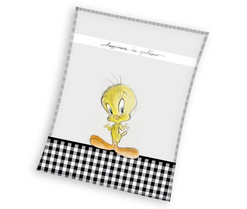 Kinderdecke Looney Tunes Fleecedecke Kuscheldecke 130 x 170 cm, LOONEY TUNES von LOONEY TUNES