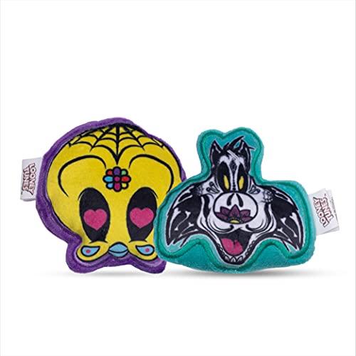Looney Tunes for Pets Halloween Sylvester The Cat & Tweety Bird Silo Pet Squeaker Toys 2 Piece | Squeaky Dog Toys Small Dog Toys for Small Dogs | Halloween Dog Chew Toys,FF18363 Looney Tunes for Pets Halloween Sylvester The Cat & Tweety Bird Silo Pet Squeaker Toys 2 Piece | Squeaky Dog Toys Small Dog Toys for Small Dogs | Halloween Dog Chew Toys,FF18363 von LOONEY TUNES