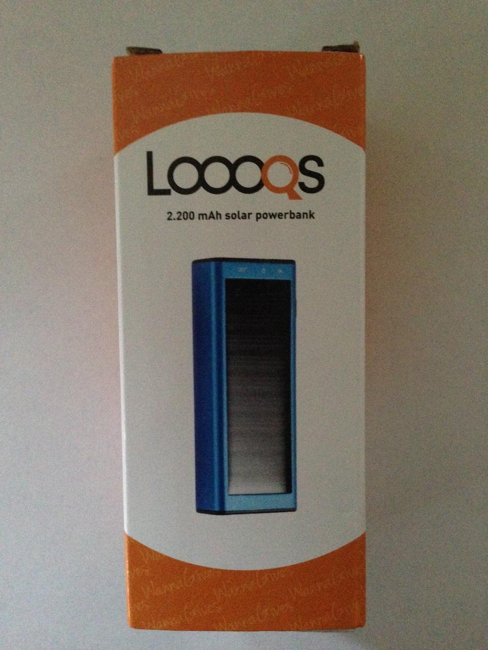 Loooqs 2.200 mAh Solar Powerbank Blau P323.155 Loooqs 2.200 mAh Solar Powerbank Blau P323.155 von LOOOQS
