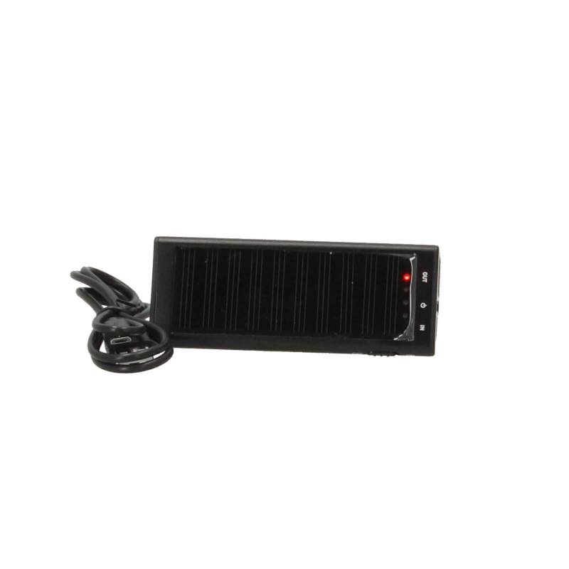 Loooqs 2.200 mAh Solar Powerbank schwarz von LOOOQS