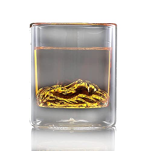 LOOPIG 2 Stück Kreative Löwenkopf-Glasbecher Transparent Weinglas Whiskey Glas Cocktail Bierglas von LOOPIG