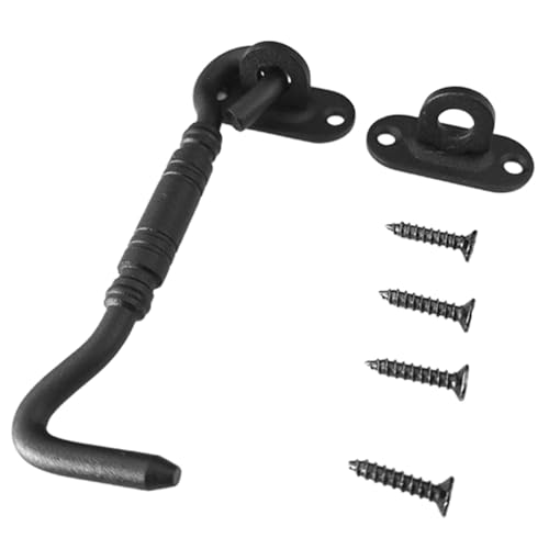 LOORGVEL 1 Satz Barn Door Lock Hochwertiger Haken und Ösenverschluss für Schiebetüren Badezimmer und Trennwände Sichere Türsicherung für Rustikalen Stil LOORGVEL 1 Satz Barn Door Lock Hochwertiger Haken und Ösenverschluss für Schiebetüren Badezimmer und Trennwände Sichere Türsicherung für Rustikalen Stil von LOORGVEL