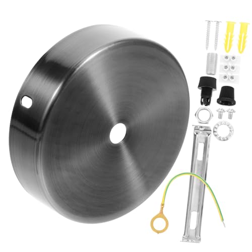 LOORGVEL 1 Satz Deckenleuchte Baldachin Metallplatte für Pendelleuchten und Deckenlampen DIY Lampenzubehör Einfache Installation Robust und Modern für Zeitgemäße Wohnräume LOORGVEL 1 Satz Deckenleuchte Baldachin Metallplatte für Pendelleuchten und Deckenlampen DIY Lampenzubehör Einfache Installation Robust und Modern für Zeitgemäße Wohnräume von LOORGVEL