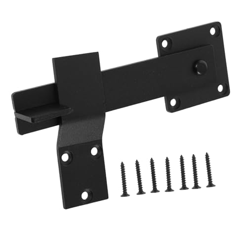 LOORGVEL 1 Satz Rotierbarer Türverschluss Massivem Eisen Robuster Türbeschlag für Außentüren Schiebetore und Zäune Installieren Elegantes Design Zuverlässige LOORGVEL 1 Satz Rotierbarer Türverschluss Massivem Eisen Robuster Türbeschlag für Außentüren Schiebetore und Zäune Installieren Elegantes Design Zuverlässige von LOORGVEL