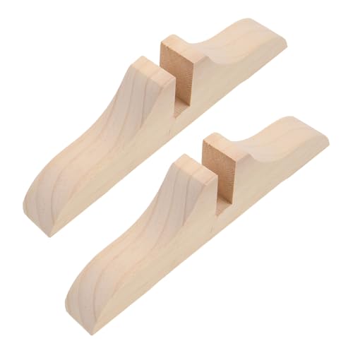 LOORGVEL 1 Satz Stabile Raumteiler Standfüße Aus Holz rutschfeste Halterung Für Faltwände Flexible Trennwand Basis Langlebige Und Praktische Stützfüße Für Wohnzimmer Und 2 Stück von LOORGVEL