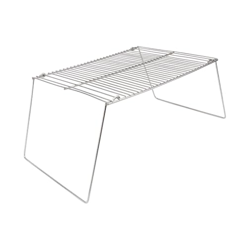 LOORGVEL 1 Stück Grillhalterung für Camping und Outdoor Bbq Tragbarer Mini Barbecue Rack Design und Robuste Struktur für Garten und Camping LOORGVEL 1 Stück Grillhalterung für Camping und Outdoor Bbq Tragbarer Mini Barbecue Rack Design und Robuste Struktur für Garten und Camping von LOORGVEL