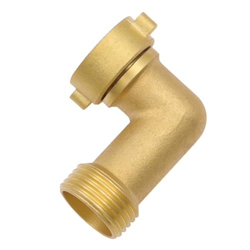 LOORGVEL 1 Stück Hochwertiger Messing Hoseneckadapter für Gartenbewässerung Installieren Leckagen Kompatibel mit Sprinklern und Wasserhähnen von LOORGVEL
