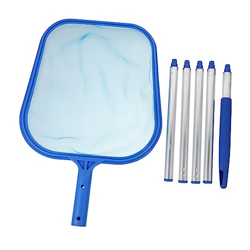 LOORGVEL 1 Stück Pool Kescher mit Aluminiumstange Flaches Netz für Einfache von Pools und Teichen Robustes Feines Netzdesign für Effektive Entfernung von Blättern und Schmutz LOORGVEL 1 Stück Pool Kescher mit Aluminiumstange Flaches Netz für Einfache von Pools und Teichen Robustes Feines Netzdesign für Effektive Entfernung von Blättern und Schmutz von LOORGVEL