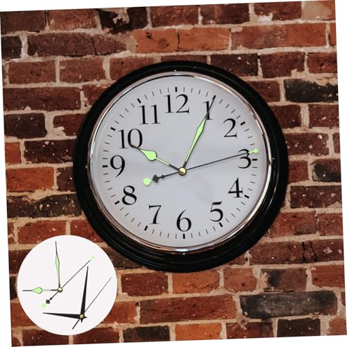 LOORGVEL 10 Sätze Teiliges Wanduhren zeigersatz DIY Ersatz Uhrzeiger aus Metall Leichthändig Passend für Moderne Wanduhren Einfache Installation Stilvolles Design für Wohn Bürodekoration von LOORGVEL