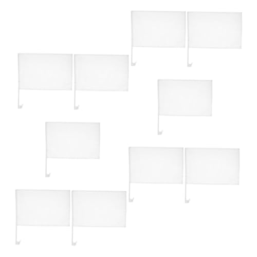 LOORGVEL 10 Stück Autofenster Fahnenmast Flagge Auto Fahnenmast Hand DIY Flagge Handheld Schüttelflaggen Sublimationsflagge Flaggen Auf Einem Stock Flaggendekorationen Kleine von LOORGVEL