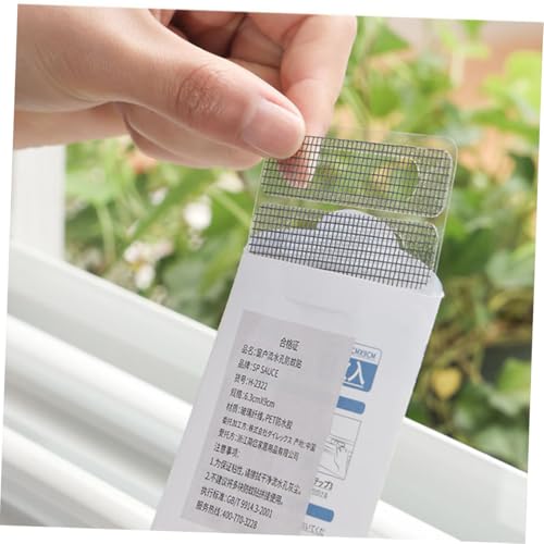 LOORGVEL 10 Stück Fenster Fliegengitter Reparaturband Fiberglas Selbstklebendes Mesh Patch Hitzebeständig Reißfest für Fenster Türnetz Reparatur Dunkelgrau und Langlebig LOORGVEL 10 Stück Fenster Fliegengitter Reparaturband Fiberglas Selbstklebendes Mesh Patch Hitzebeständig Reißfest für Fenster Türnetz Reparatur Dunkelgrau und Langlebig von LOORGVEL