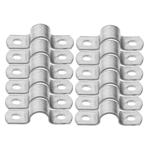 LOORGVEL 10 Stück Metall Rohrschellen U Halterung Rohrbefestigung Clips für Starre Schläuche Wasserrohre Vielseitig Einsetzbar Schnelle Montage Langlebig und Sicher LOORGVEL 10 Stück Metall Rohrschellen U Halterung Rohrbefestigung Clips für Starre Schläuche Wasserrohre Vielseitig Einsetzbar Schnelle Montage Langlebig und Sicher von LOORGVEL